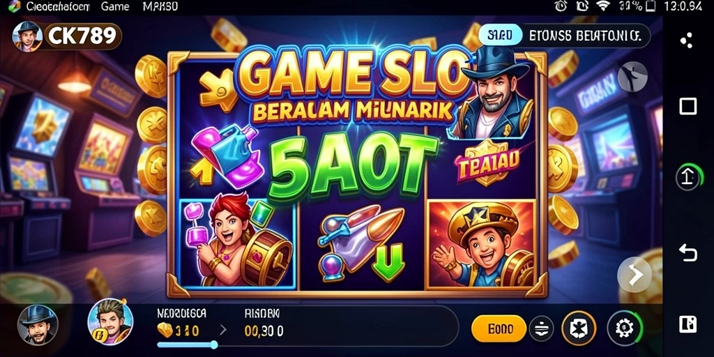 Screenshot gameplay CK789 menampilkan keseruan bermain Slot.
