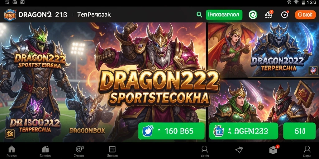 Screenshot gameplay DRAGON222 yang menunjukkan taruhan olahraga real-time.