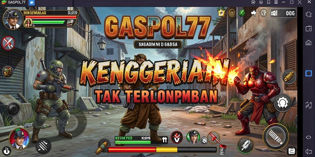 Tampilan gameplay GASPOL77 yang menegangkan dan menyeramkan.