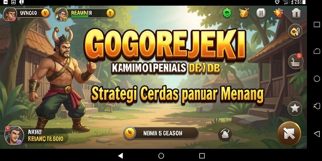 Tangkapan layar gameplay GOGOREJEKI menunjukkan aksi strategi yang mendebarkan.