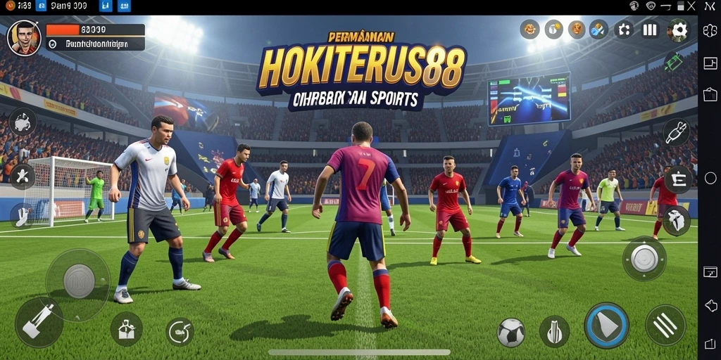 Screenshot HOKITERUS88 menampilkan aksi gameplay seru dalam olahraga.