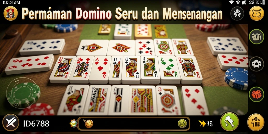 Tampilan gameplay Domino yang menarik di ID6788.