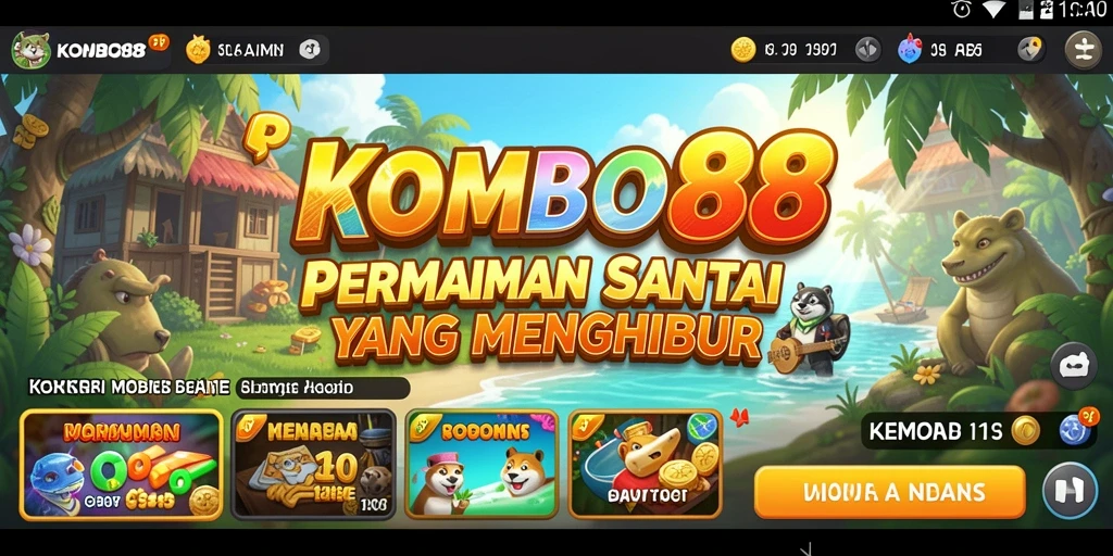 Gameplay menarik KOMBO88 dalam suasana santai.