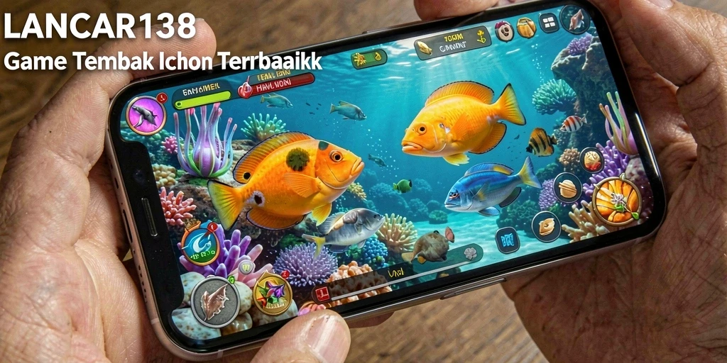 Screenshot LANCAR138 menampilkan aksi seru menembak ikan di lautan.