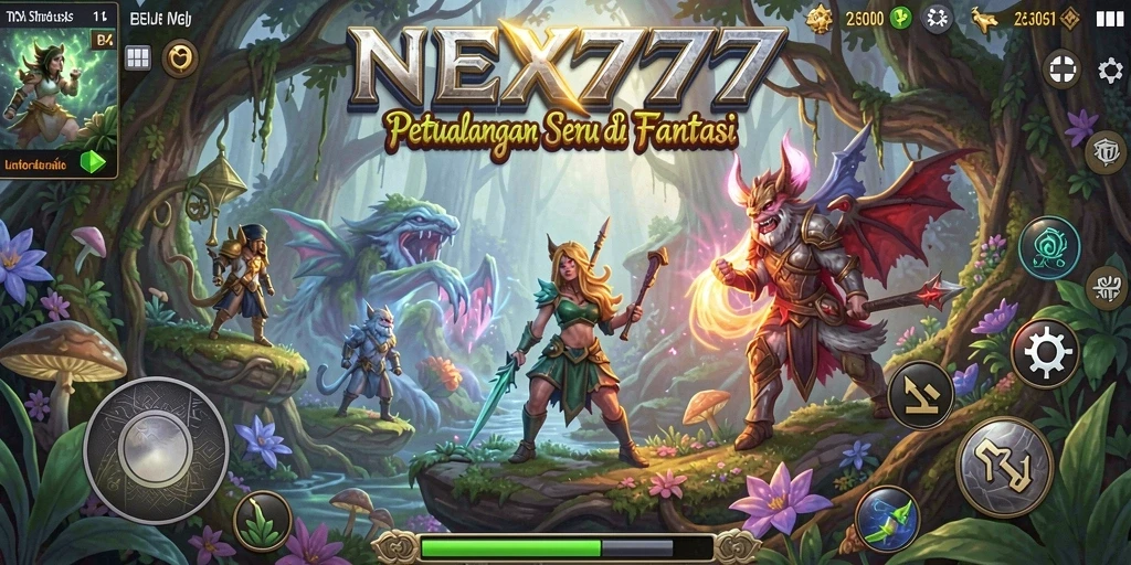 Tangkapan layar menampilkan aksi menegangkan dalam petualangan NEX777.