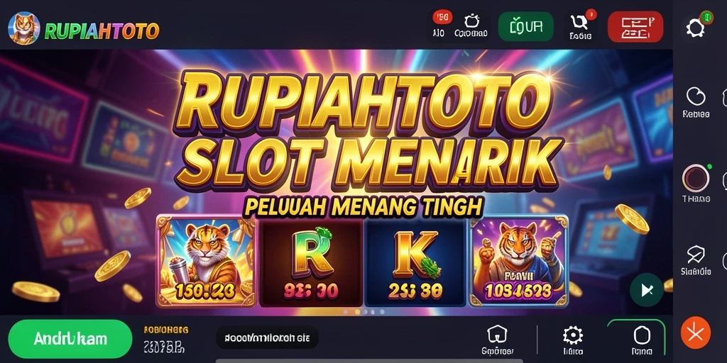 Screenshot RUPIAHTOTO menampilkan gameplay yang menarik dan penuh warna.