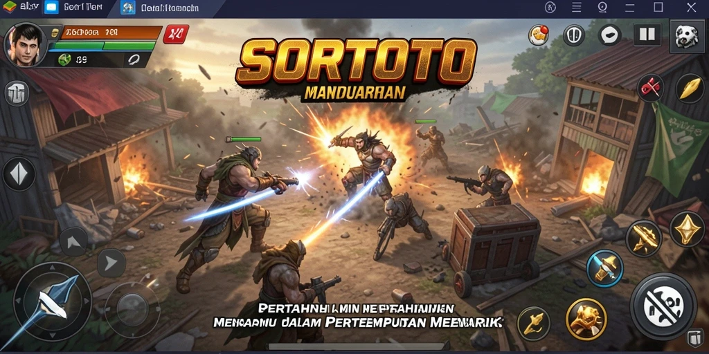 Gameplay SORTOTO yang menegangkan dan penuh strategi dalam Tower Defense.