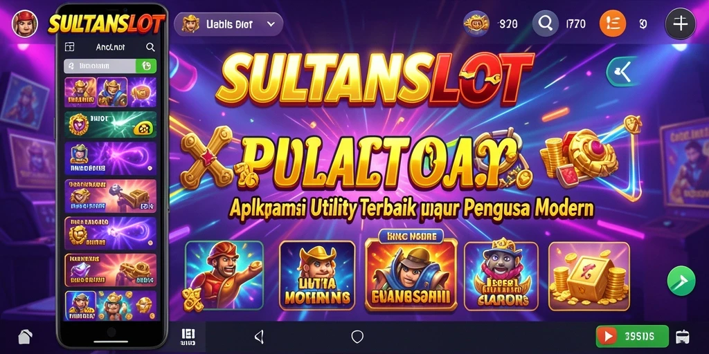Tampilan antarmuka SULTANSLOT yang sederhana dan efektif.